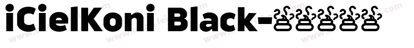 iCielKoni Black字体转换